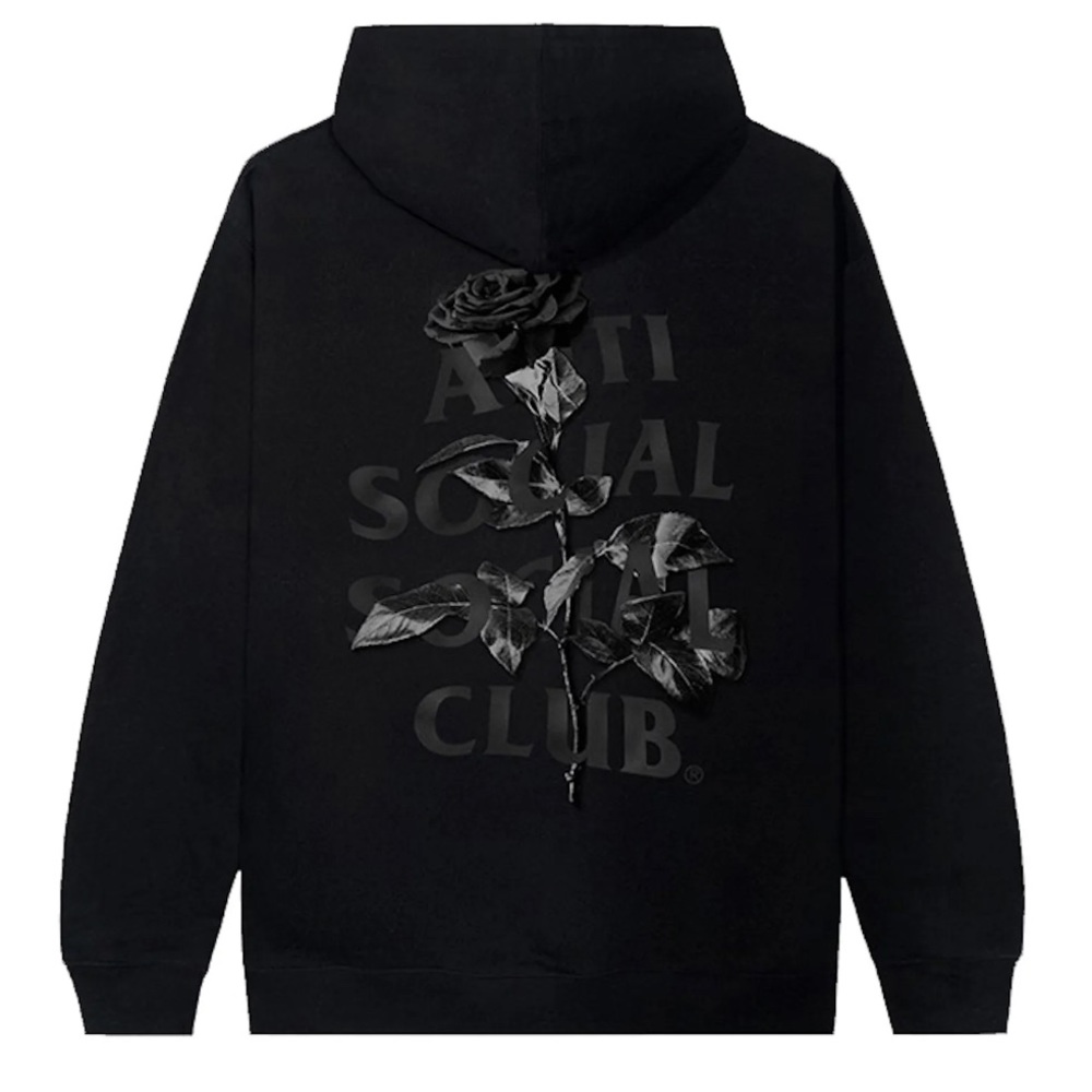 Anti Social Social Club Hell O Rose Hoodie - Small
